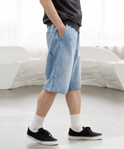 GLOBAL WORK(グローバルワーク)の「ペインターデニムショーツ/672125(その他パンツ・メンズ・ライトブルー/グレー・MEDIUM/SMALL/LARGE)」の19枚目の写真