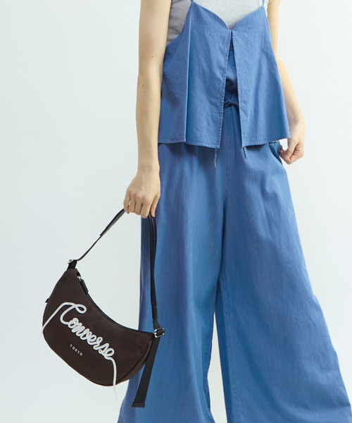 CONVERSE(コンバース)の「【CONVERSE TOKYO】<UNISEX> スピンドル / ショルダーバッグ / SPINDLE LOGO MOON SHOULDER BAG(ショルダーバッグ・レディース・ライトグレー/ブラウン/ブラック・FREE)」の8枚目の写真