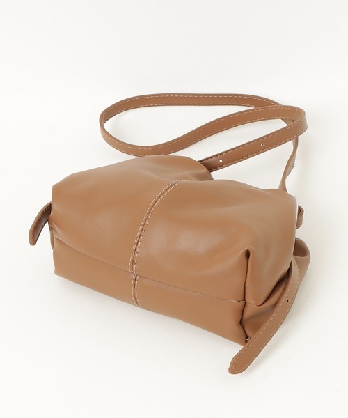 Lunea(ルネア)の「2way巾着ミニバッグ / drawstring 2way mini bag(ハンドバッグ・レディース・ブラウン/アイボリー・FREE)」の15枚目の写真