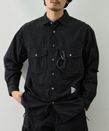 【and wander/アンドワンダー】CORDURA typewriter LS shirt