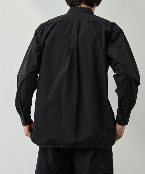 and wander（アンドワンダー）の「【and wander/アンドワンダー】CORDURA typewriter LS shirt（シャツ/ブラウス・メンズ・イエロー/ブラック・L/M）」の11枚目の写真