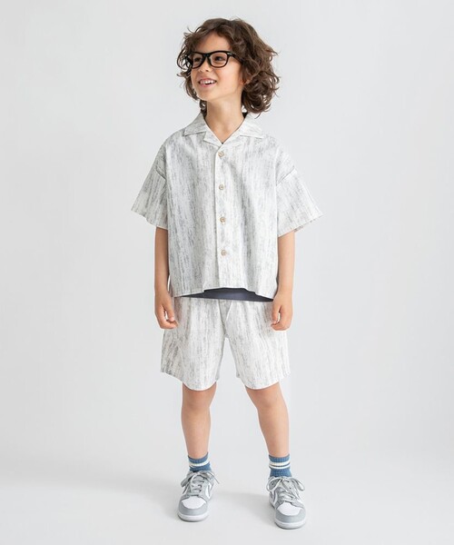 BRANSHES(ブランシェス)の「【タイダイ風】プリント半袖シャツ(シャツ/ブラウス・キッズ・ピンク/グレー・150/140/130/100/90/120/110)」の8枚目の写真