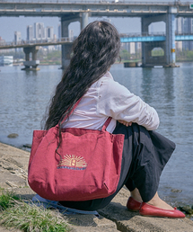 CHOROK STUDIO（チョロクスタジオ）の「NAGAJA Canvas Bag #2 (Washed Red)（ショルダーバッグ）」