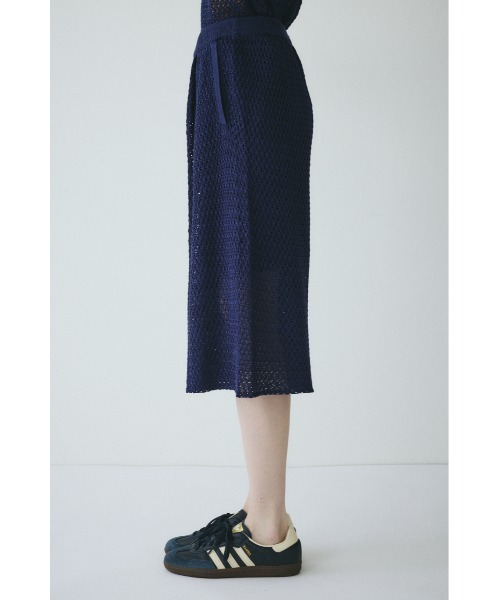 HeRIN.CYE(ヘリンドットサイ)の「Mesh knit half pants / メッシュニットパンツ(その他パンツ・レディース・ブラウン/ネイビー・FREE)」の11枚目の写真