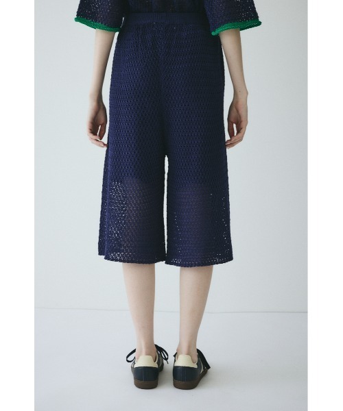 HeRIN.CYE(ヘリンドットサイ)の「Mesh knit half pants / メッシュニットパンツ(その他パンツ・レディース・ブラウン/ネイビー・FREE)」の12枚目の写真