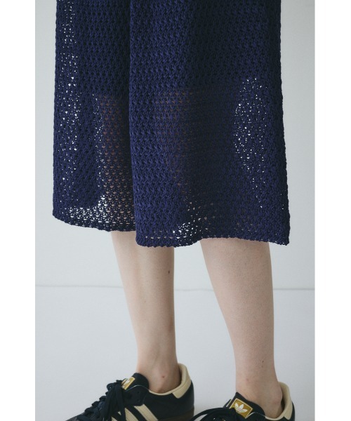 HeRIN.CYE(ヘリンドットサイ)の「Mesh knit half pants / メッシュニットパンツ(その他パンツ・レディース・ブラウン/ネイビー・FREE)」の15枚目の写真