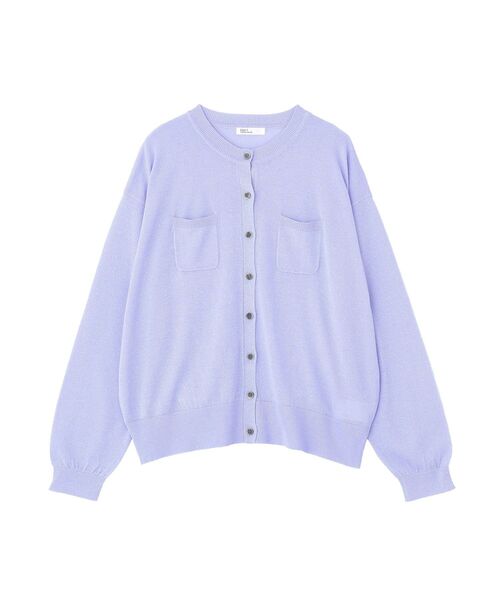 CRAFT STANDARD BOUTIQUE(クラフトスタンダードブティック)の「オーロラシアーカーディガン(カーディガン/ボレロ・レディース・グレー/ホワイト/ダークブラウン/ライトパープル・FREE)」の10枚目の写真