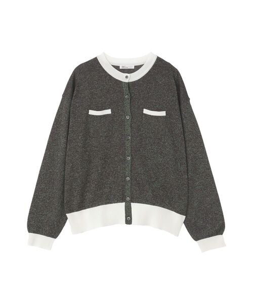 CRAFT STANDARD BOUTIQUE(クラフトスタンダードブティック)の「オーロラシアーカーディガン(カーディガン/ボレロ・レディース・グレー/ホワイト/ダークブラウン/ライトパープル・FREE)」の22枚目の写真