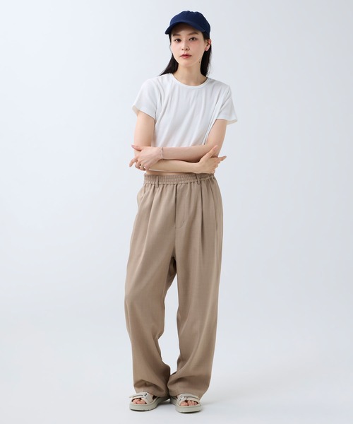 DAWNCE（ダウンス）の「［セットアップ対応］リネンライクパンツ（スラックス・メンズ・チャコール/ベージュ・M/L）」の21枚目の写真