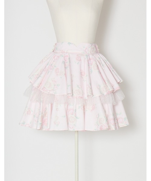 mellfy memory(メルフィーメモリー)の「Love in rosy rose skirt(スカート・レディース・ピンク・S/M)」の6枚目の写真