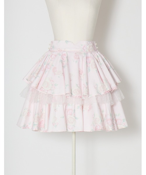 mellfy memory(メルフィーメモリー)の「Love in rosy rose skirt(スカート・レディース・ピンク・S/M)」の15枚目の写真