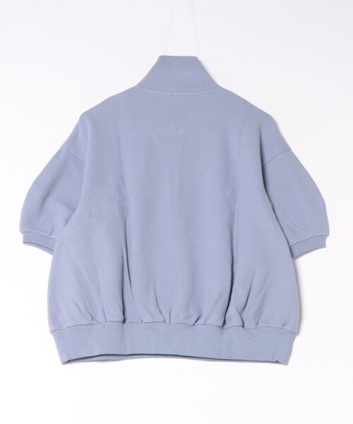 DRESSLAVE（ドレスレイブ）の「double face zip half sleeve pullover(ダブルフェイスジップハーフスリーブプルオーバー)（Tシャツ/カットソー・レディース・パープル/ホワイト・38）」の22枚目の写真