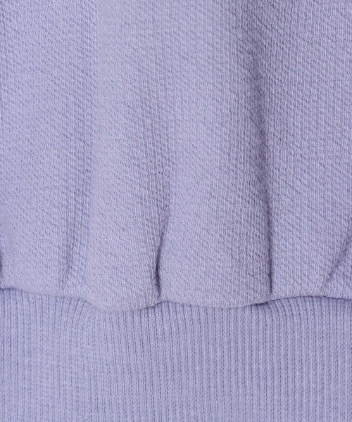 DRESSLAVE（ドレスレイブ）の「double face zip half sleeve pullover(ダブルフェイスジップハーフスリーブプルオーバー)（Tシャツ/カットソー・レディース・パープル/ホワイト・38）」の18枚目の写真