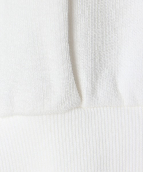 DRESSLAVE（ドレスレイブ）の「double face zip half sleeve pullover(ダブルフェイスジップハーフスリーブプルオーバー)（Tシャツ/カットソー・レディース・パープル/ホワイト・38）」の19枚目の写真