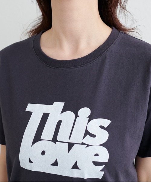 LARUTA（ラルータ）の「【LARUTA】This Love ロゴTee（Tシャツ/カットソー・レディース・グレー/オフホワイト/チャコールグレー・FREE）」の22枚目の写真