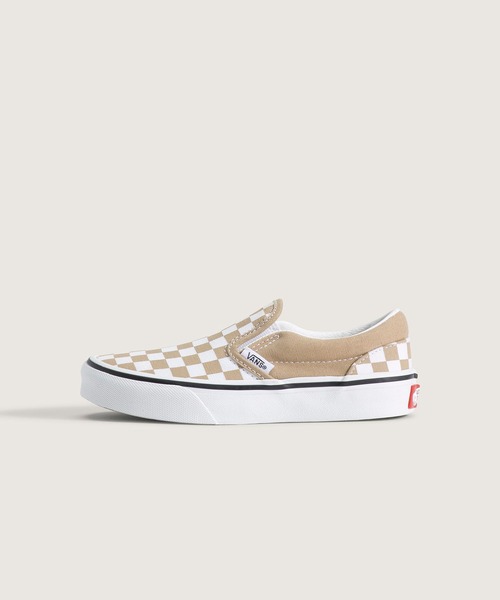 VANS(バンズ)の「キッズ クラシック スリッポン / Classic Slip-On COLOR THEORY C VN000EAB4MG1(スリッポン・キッズ・ベージュ・1/2/3/11/12/13)」の1枚目の写真