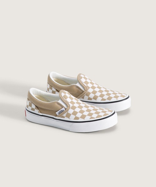 VANS(バンズ)の「キッズ クラシック スリッポン / Classic Slip-On COLOR THEORY C VN000EAB4MG1(スリッポン・キッズ・ベージュ・1/2/3/11/12/13)」の2枚目の写真