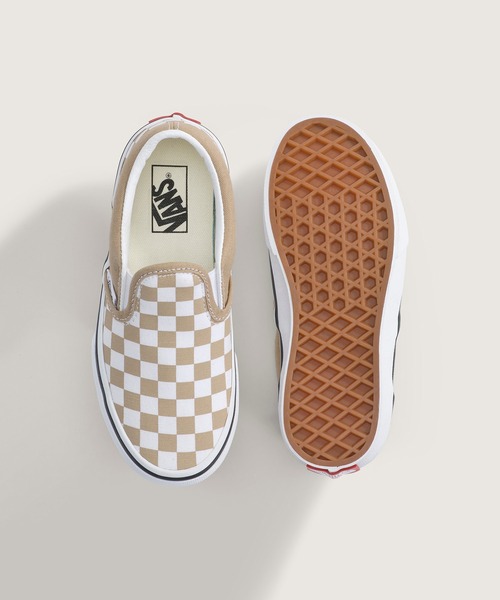 VANS(バンズ)の「キッズ クラシック スリッポン / Classic Slip-On COLOR THEORY C VN000EAB4MG1(スリッポン・キッズ・ベージュ・1/2/3/11/12/13)」の3枚目の写真