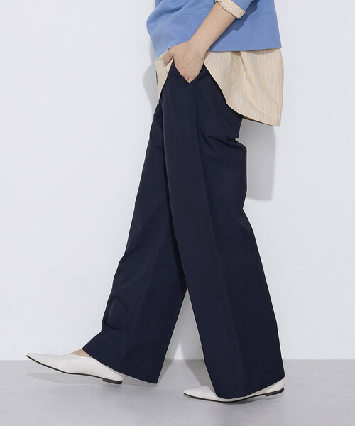 COMME CA Wardrobe(コムサワードローブ)の「〔 +サイズ 〕 ヴィスコットンチノ二ドム チノパンツ(チノパンツ・レディース・カーキ・15号)」の8枚目の写真