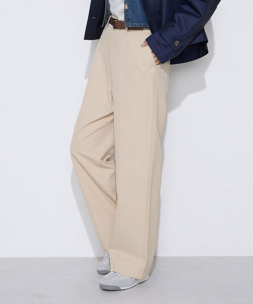 COMME CA Wardrobe(コムサワードローブ)の「〔 +サイズ 〕 ヴィスコットンチノ二ドム チノパンツ(チノパンツ・レディース・カーキ・15号)」の11枚目の写真
