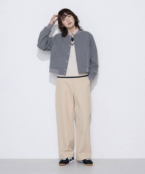 COMME CA Wardrobe(コムサワードローブ)の「〔 +サイズ 〕 ヴィスコットンチノ二ドム チノパンツ(チノパンツ・レディース・カーキ・15号)」の14枚目の写真