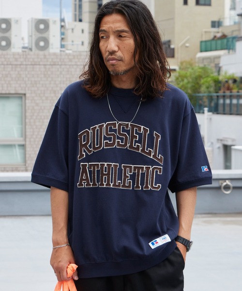 RUSSELL ATHLETIC / ラッセルアスレティック PRO COTTON Jersey Logo T