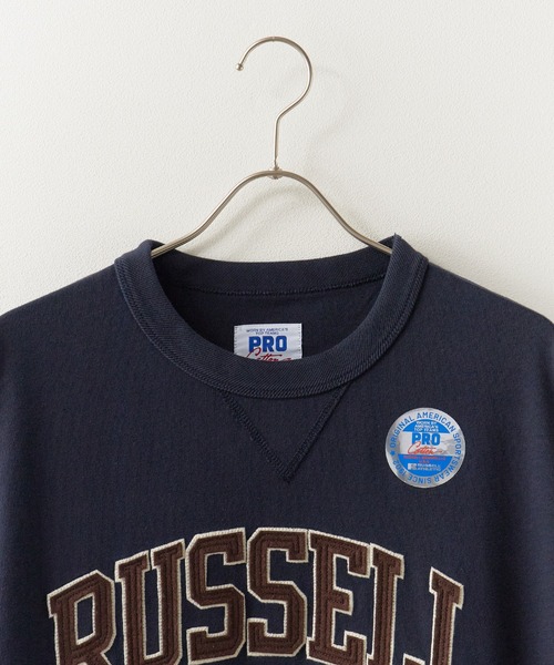 Russell Athletic(ラッセルアスレティック)の「RUSSELL ATHLETIC / ラッセルアスレティック PRO COTTON Jersey Logo T カレッジロゴ ヘビーウェイト 半袖Tシャツ メンズ 秋 秋服 2026年秋冬(Tシャツ/カットソー・メンズ・グレー/ネイビー/ホワイト/アッシュグレー・M/L/XL)」の17枚目の写真