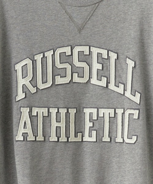 Russell Athletic(ラッセルアスレティック)の「RUSSELL ATHLETIC / ラッセルアスレティック PRO COTTON Jersey Logo T カレッジロゴ ヘビーウェイト 半袖Tシャツ メンズ 秋 秋服 2026年秋冬(Tシャツ/カットソー・メンズ・グレー/ネイビー/ホワイト/アッシュグレー・M/L/XL)」の13枚目の写真