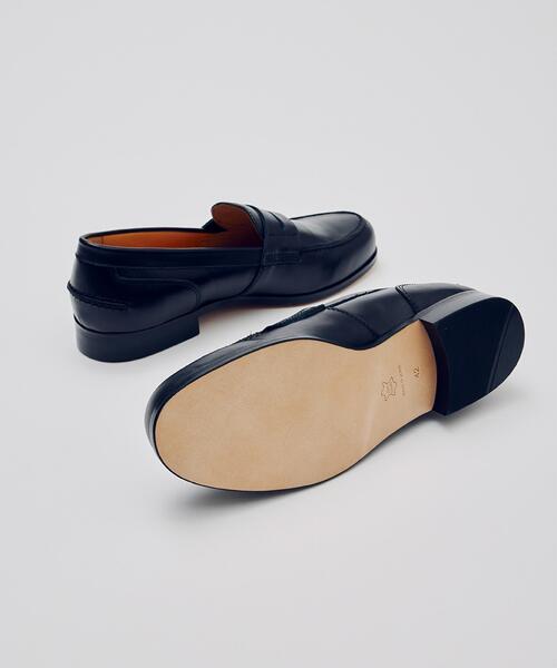 PADRONE(パドローネ)の「PADRONE THE STANDARD LINE/別注 LOAFER / ローファー(ローファー・メンズ・ブラック・41/40/42)」の4枚目の写真