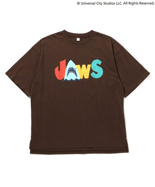 apres les cours（アプレレクール）の「JAWS Tシャツ(大人)（Tシャツ/カットソー・レディース・マスタード/アイボリー/ブラウン・MEDIUM）」の6枚目の写真