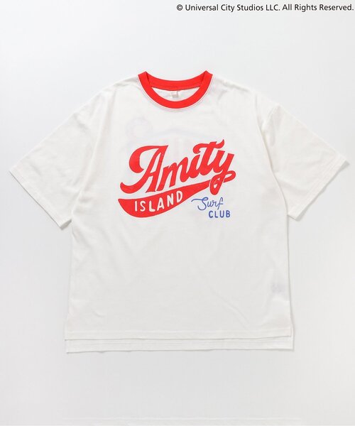 apres les cours（アプレレクール）の「JAWS Tシャツ(大人)（Tシャツ/カットソー・レディース・マスタード/アイボリー/ブラウン・MEDIUM）」の8枚目の写真