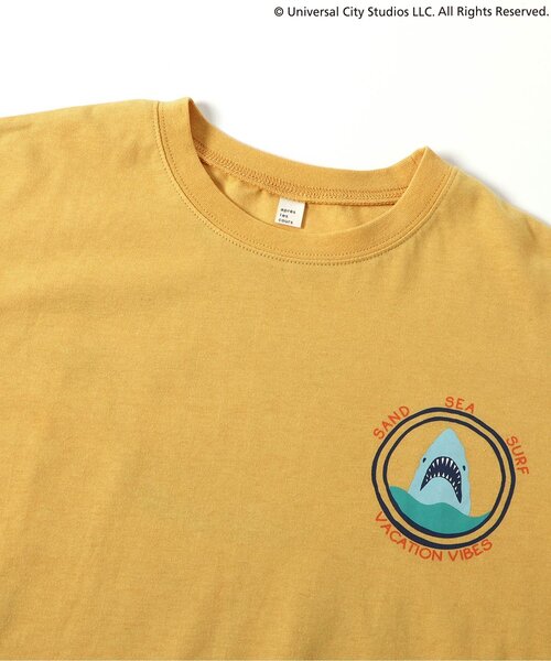 apres les cours（アプレレクール）の「JAWS Tシャツ(大人)（Tシャツ/カットソー・レディース・マスタード/アイボリー/ブラウン・MEDIUM）」の15枚目の写真