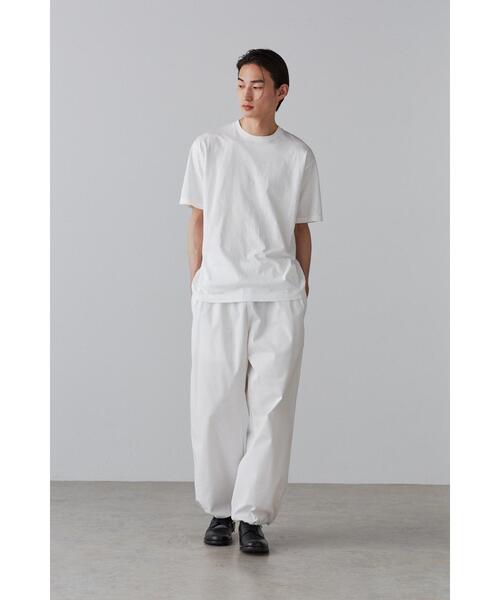 YLEVE（イレーヴ）の「Ｙ / ORGANIC COTTON / RECYCLE POLYESTER TWILL EASY TR（その他パンツ・メンズ・ホワイト/ネイビー・1/4）」の4枚目の写真