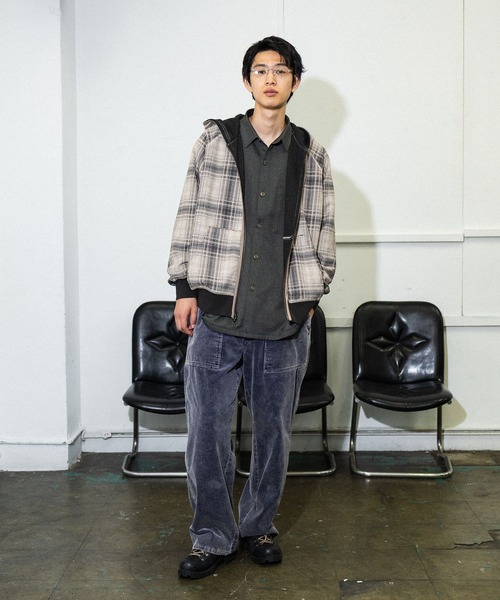 niko and...(ニコアンド)の「無地チェックリバーシブルジップパーカー(パーカー・メンズ・グレー/ブラック・MEDIUM/LARGE)」の11枚目の写真