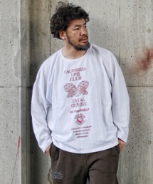 NATAL DESIGN | UFO CLUB MULTI PRINT L/S HEMP TEE(Tシャツ/カットソー)