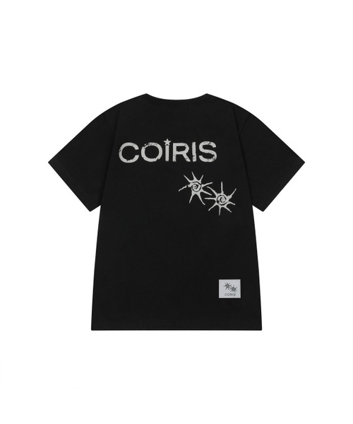 COIRIS(コイリス)の「ドレンバッグダーティロゴ半袖Tシャツ(2カラー)(Tシャツ/カットソー・レディース・ホワイト/ブラック・FREE)」の1枚目の写真