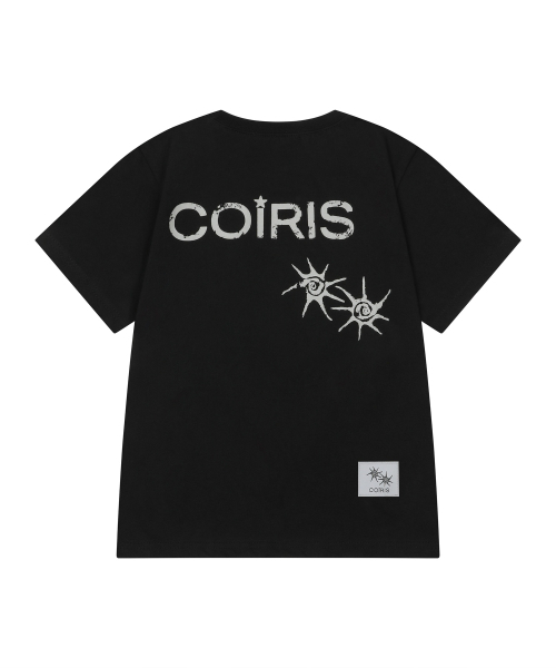 COIRIS(コイリス)の「ドレンバッグダーティロゴ半袖Tシャツ(2カラー)(Tシャツ/カットソー・レディース・ホワイト/ブラック・FREE)」の3枚目の写真