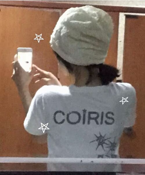 COIRIS(コイリス)の「ドレンバッグダーティロゴ半袖Tシャツ(2カラー)(Tシャツ/カットソー・レディース・ホワイト/ブラック・FREE)」の14枚目の写真