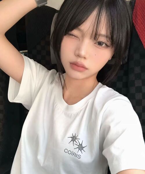 COIRIS(コイリス)の「ドレンバッグダーティロゴ半袖Tシャツ(2カラー)(Tシャツ/カットソー・レディース・ホワイト/ブラック・FREE)」の15枚目の写真