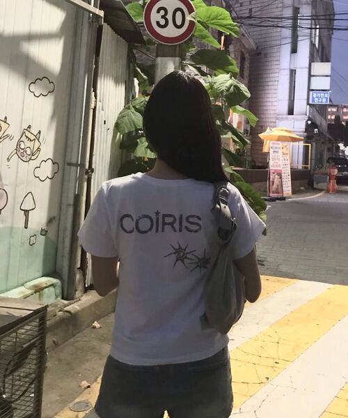 COIRIS(コイリス)の「ドレンバッグダーティロゴ半袖Tシャツ(2カラー)(Tシャツ/カットソー・レディース・ホワイト/ブラック・FREE)」の17枚目の写真