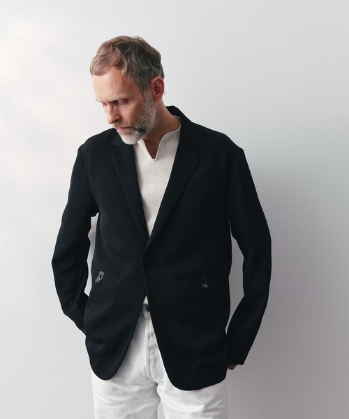 THE TOKYO(ザトウキョウ)の「【SILKα/シルクアルファ】SILK α Pleats Summer Jacket(テーラードジャケット・メンズ・ブラック・48/46)」の20枚目の写真