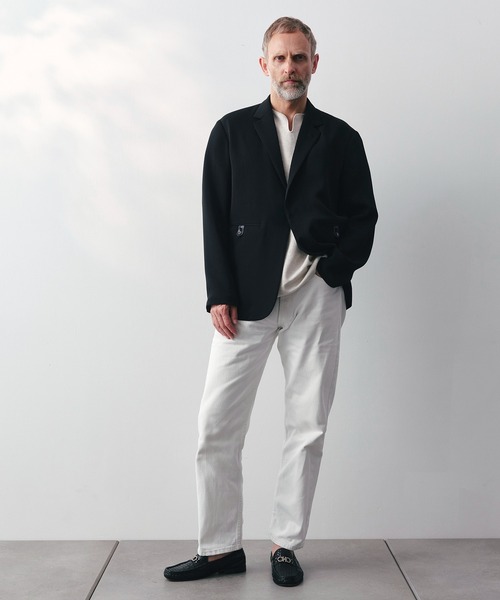 THE TOKYO(ザトウキョウ)の「【SILKα/シルクアルファ】SILK α Pleats Summer Jacket(テーラードジャケット・メンズ・ブラック・48/46)」の19枚目の写真