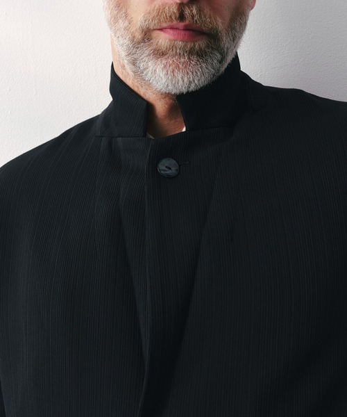 THE TOKYO(ザトウキョウ)の「【SILKα/シルクアルファ】SILK α Pleats Summer Jacket(テーラードジャケット・メンズ・ブラック・48/46)」の14枚目の写真