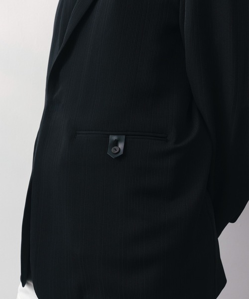THE TOKYO(ザトウキョウ)の「【SILKα/シルクアルファ】SILK α Pleats Summer Jacket(テーラードジャケット・メンズ・ブラック・48/46)」の15枚目の写真