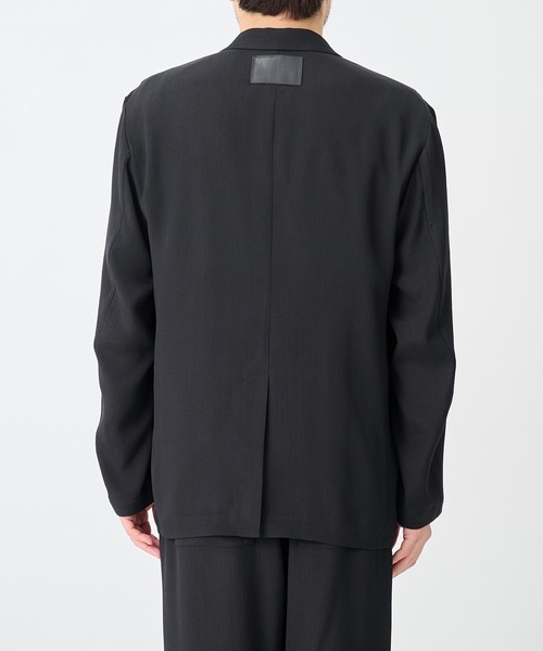 THE TOKYO(ザトウキョウ)の「【SILKα/シルクアルファ】SILK α Pleats Summer Jacket(テーラードジャケット・メンズ・ブラック・48/46)」の10枚目の写真