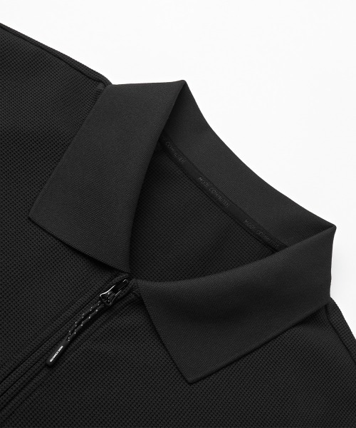 MODE COMMUTER（モードコミューター）の「Waffle S/S Polo Shirt（ポロシャツ・メンズ・ブラック・SMALL/LARGE）」の9枚目の写真