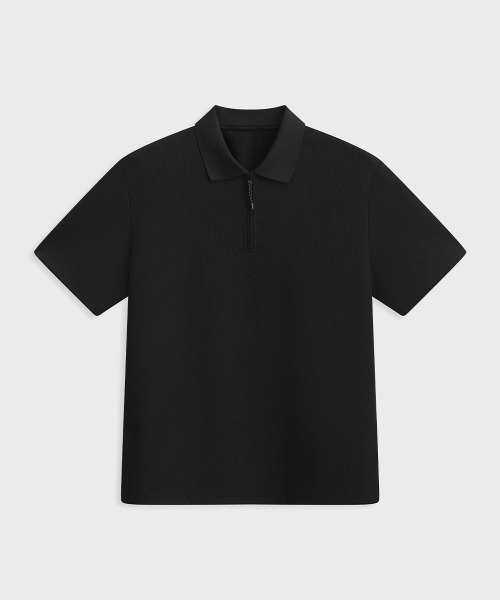 MODE COMMUTER（モードコミューター）の「Waffle S/S Polo Shirt（ポロシャツ・メンズ・ブラック・SMALL/LARGE）」の12枚目の写真