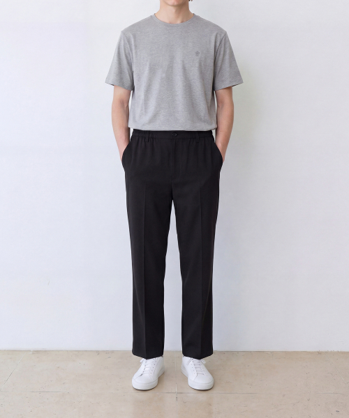 EDINBURGH CLUB(エディンバラクラブ)の「ESSENTIAL EMBROIDERY T-SHIRT (GREY)(Tシャツ/カットソー・メンズ・グレー・SMALL/MEDIUM/LARGE)」の2枚目の写真