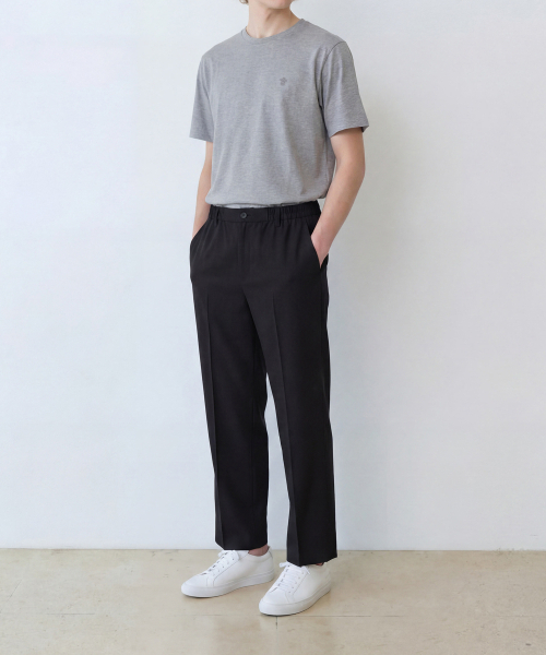 EDINBURGH CLUB(エディンバラクラブ)の「ESSENTIAL EMBROIDERY T-SHIRT (GREY)(Tシャツ/カットソー・メンズ・グレー・SMALL/MEDIUM/LARGE)」の3枚目の写真