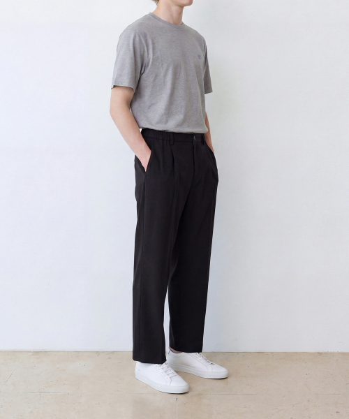 EDINBURGH CLUB(エディンバラクラブ)の「ESSENTIAL EMBROIDERY T-SHIRT (GREY)(Tシャツ/カットソー・メンズ・グレー・SMALL/MEDIUM/LARGE)」の4枚目の写真